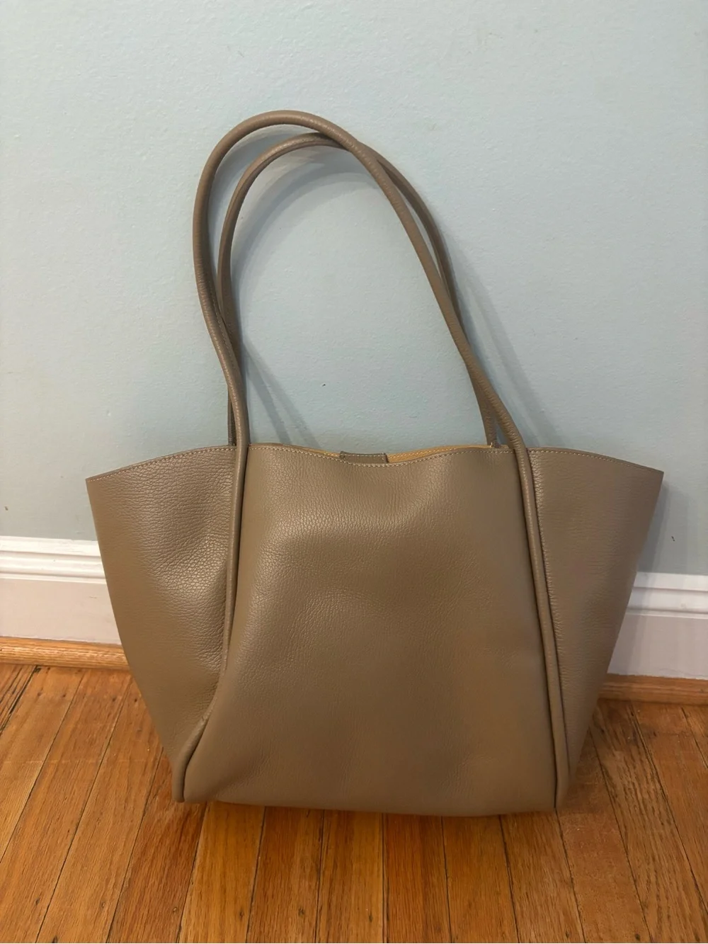 Persaman New York Friva Taupe Tote Handbag brand new never used